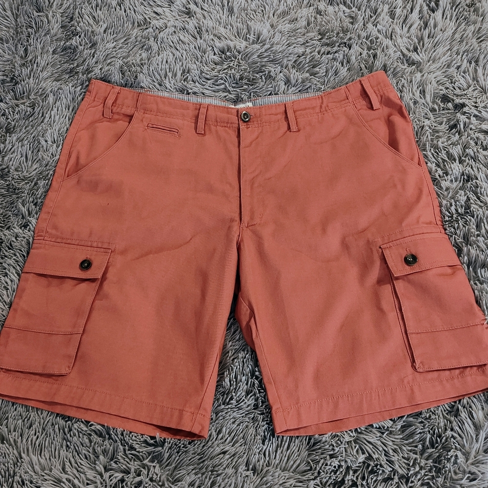 Men's Merona size 44 cargo shorts in an orange sherbet